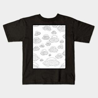 spiral eyes print Kids T-Shirt